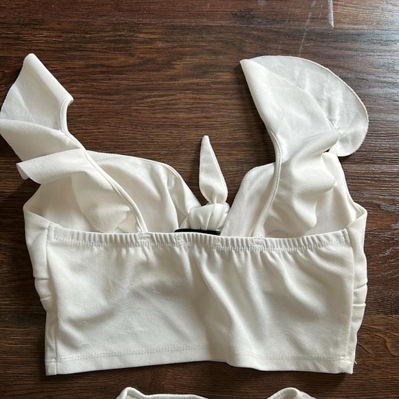 Bundle of Women's White Crop Tops SHEIN XS | White Crop Tops | White Tank Top - Picture 4 of 10